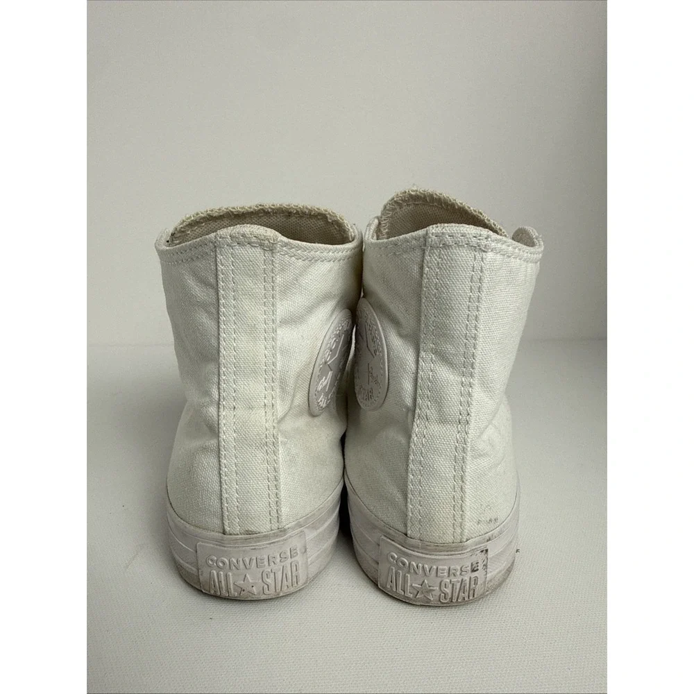 CONVERSE Chuck Taylor ALL STAR HIGH TOP MONOCHROME WHITE UNISEX (1U646F) M6/W8 - Picture 5 of 15
